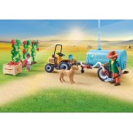 Playmobil Country Tractor With Trailer and Water Tank 71442 4008789714428