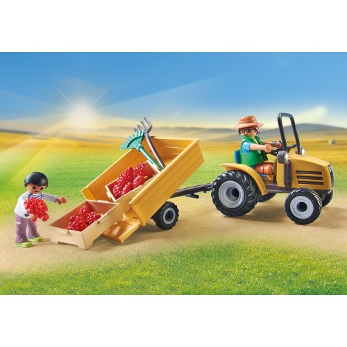 Playmobil country τρακτέρ με βυτιοφόρο 71442 4008789714428