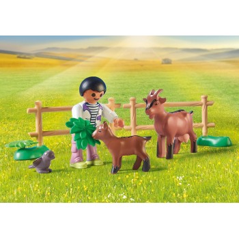 Playmobil Country Tractor With Trailer and Water Tank 71442 4008789714428