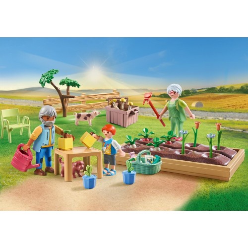 Playmobil Country Vegetable Garden With Grandparents 71443 4008789714435
