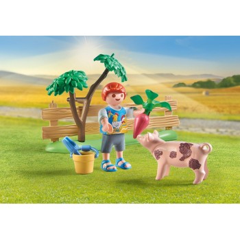 Playmobil Country Vegetable Garden With Grandparents 71443 4008789714435