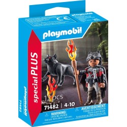 Playmobil history πολεμιστής με λύκο 71482 4008789714824
