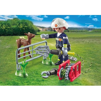 Playmobil Action Heroes Firefighting Mission: Animal Rescue 71467 4008789714671