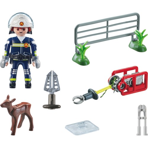 Playmobil Action Heroes Firefighting Mission: Animal Rescue 71467 4008789714671