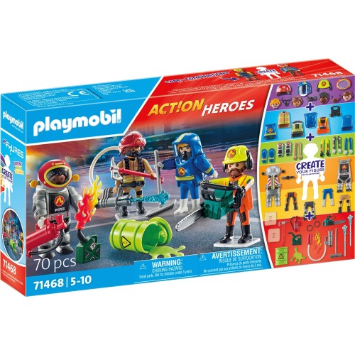 Playmobil Action Heroes Επιχείρηση Πυροσβεστικής 71468 4008789714688