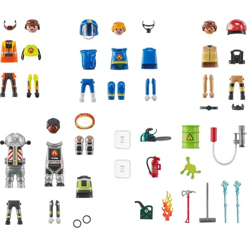 Playmobil Action Heroes Επιχείρηση Πυροσβεστικής 71468 4008789714688