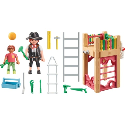 Playmobil city life starter pack εργασίες επισκευής παιδικής χαράς 71475 4008789714756