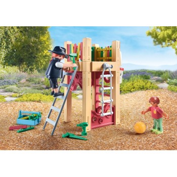 Playmobil city life starter pack εργασίες επισκευής παιδικής χαράς 71475 4008789714756