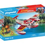 Playmobil City Action Firefighting Sea Plane With Extinguishing Function 71463 4008789714633