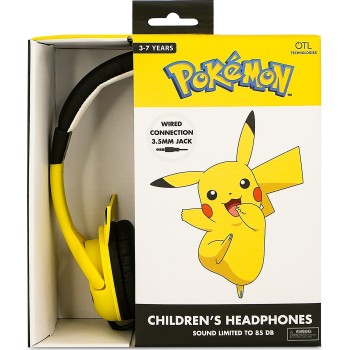 otl technologies Παιδικά Ακουστικά - Pikacku Rubber Ears, Κίτρινο  5055371628402