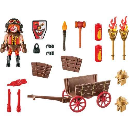 Playmobil novelmore ο kahboom με το αγωνιστικό του όχημα 71486 4008789714862