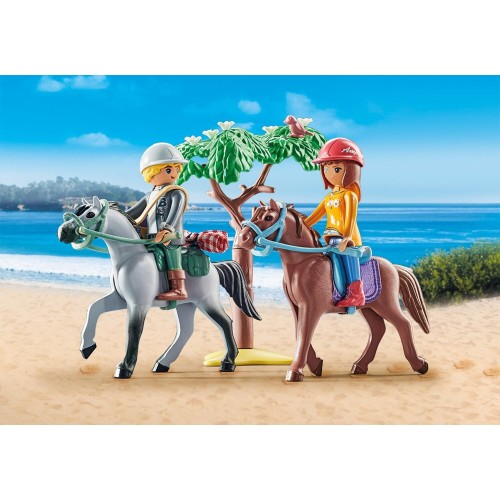Playmobil Horses Of Waterfall Horseback Riding Trip to the Beach With Amelia and Ben 71470 4008789714701