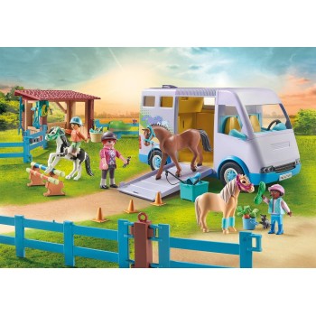 Playmobil Horses Of Waterfall Mobile Horse Riding School 71493 4008789714930