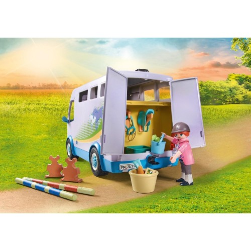 Playmobil Horses Of Waterfall Mobile Horse Riding School 71493 4008789714930