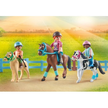 Playmobil Horses Of Waterfall Mobile Horse Riding School 71493 4008789714930