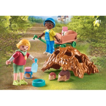 Playmobil City Life Care of the Hedgehog Family 71512 4008789715128