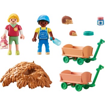 Playmobil City Life Care of the Hedgehog Family 71512 4008789715128