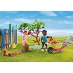 Playmobil city life κήπος εξοχικού σπιτιού με κοτέτσι 71510 4008789715104