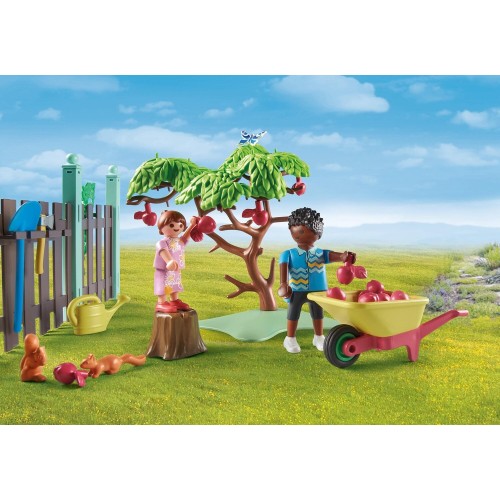 Playmobil city life κήπος εξοχικού σπιτιού με κοτέτσι 71510 4008789715104