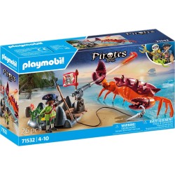 Playmobil pirates πειρατές μάχη με τον γιγάντιο κάβουρα 71532 4008789715326