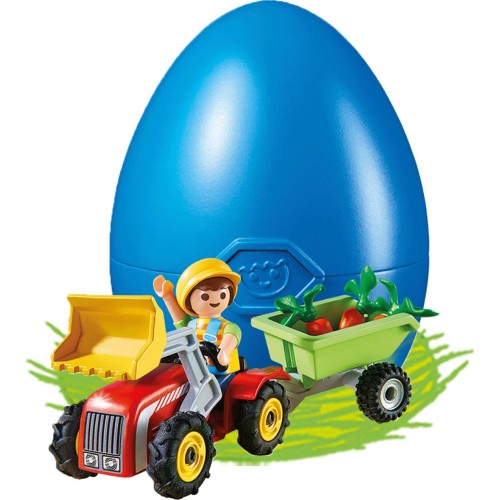 Playmobil Boy With Childrens Tractor 4943 4008789049438