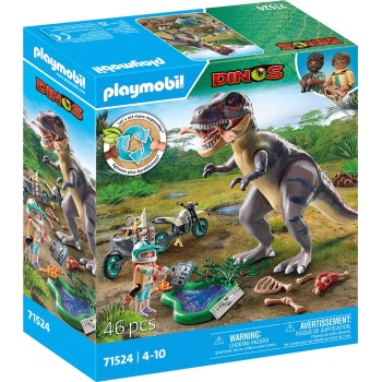 Playmobil T-Rex Trace And Tracker 71524 4008789715241