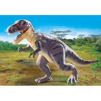 Playmobil T-Rex Και Εξερευνητής Με Μοτοσικλέτα 71524 4008789715241
