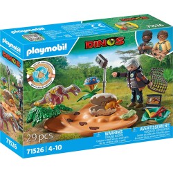 Playmobil Stegosaurus Nest With Egg Thief 71526 4008789715265