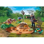 Playmobil Stegosaurus Nest With Egg Thief 71526 4008789715265