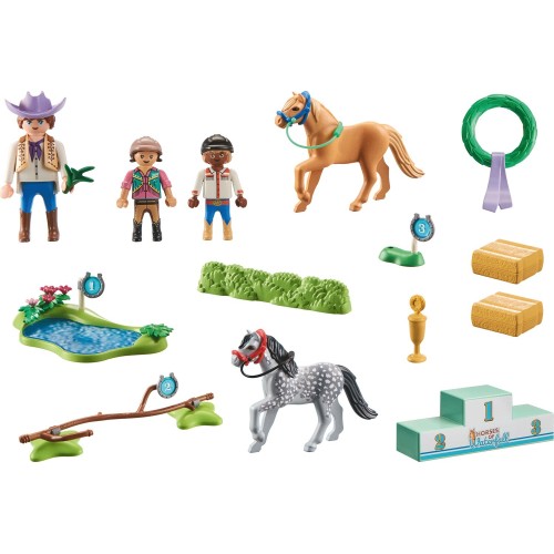 Playmobil Horses Of Waterfall Pony Tournament 71495 4008789714954