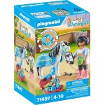 Playmobil horses of waterfall ιππίατρος και άλογο 71497 4008789714978