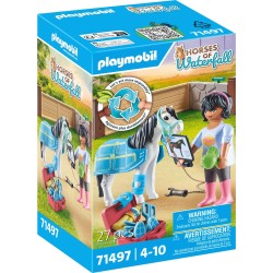 Playmobil horses of waterfall ιππίατρος και άλογο 71497 4008789714978