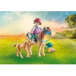 Playmobil horses of waterfall παιδάκι με άλογο και πουλάρι 71498 4008789714985
