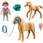 Playmobil Horses Of Waterfall Child With Pony and Foal 71498 4008789714985