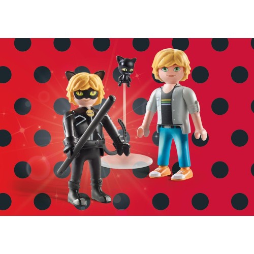 Playmobil Miraculous: Adrien & Cat Noir 71337 4008789713377