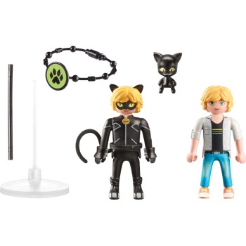 Playmobil Miraculous: Adrien & Cat Noir 71337 4008789713377