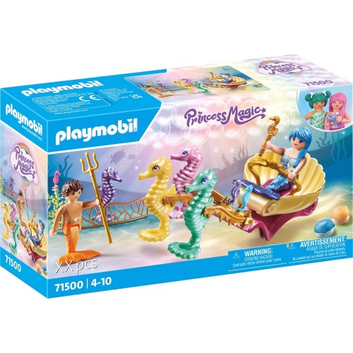 Playmobil princess magic γοργονο-άμαξα με ιππόκαμπους 71500 4008789715005