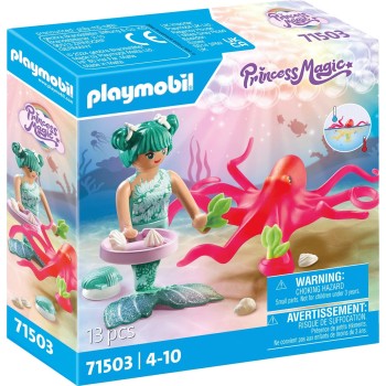 Playmobil princess magic γοργόνα με χταπόδι 71503 4008789715036