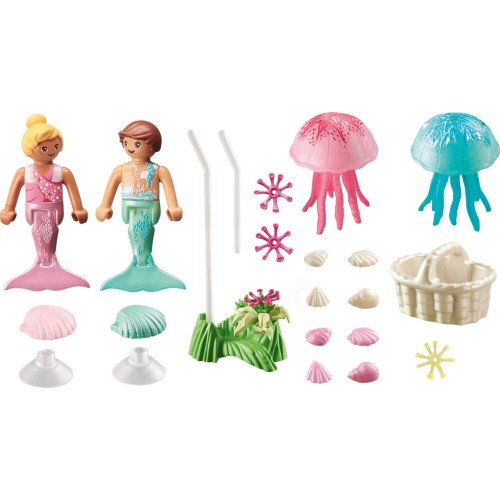 Playmobil Princess Magic Mermaid Kids With Jellyfish 71504 4008789715043