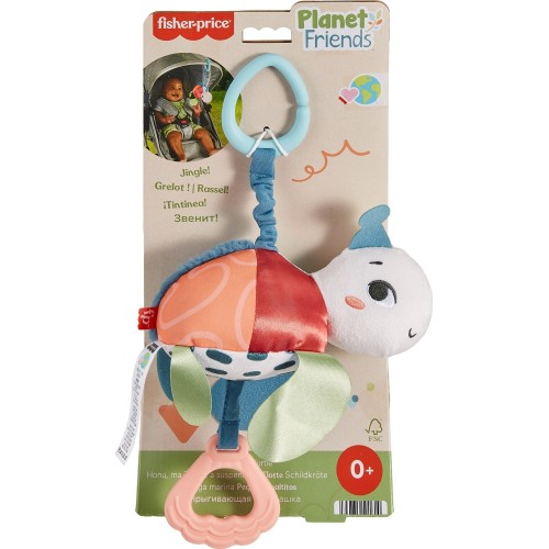 Mattel Planet Firends Sea Me Bounce Turtle Χελωνάκι Καροτσιού HKD62 194735101610