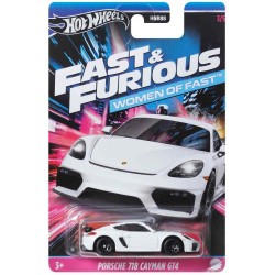 Mattel Hot Wheels Fast And Furious Women Of Fast Porsche 718 Cayman GT4 HNR88 / HRW38 194735187300