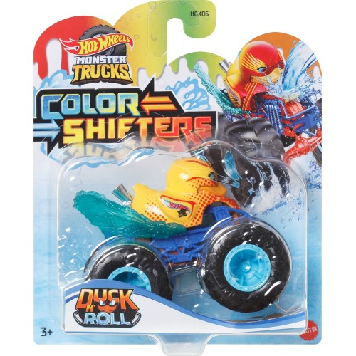 Mattel Hot Wheels Monster Trucks Color Shifters Duck N Roll Χρωμοκεραυνοί HGX06 / HVH84 194735204625
