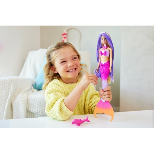 Mattel Barbie A Touch Of Magic Γοργόνα Μαγική Μεταμόρφωση HRP97 194735183630