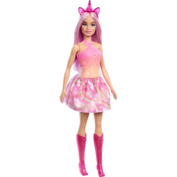 Mattel Barbie A Touch of Magic Unicorn Pink Doll HRR13 194735183623