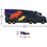 Mattel DC Batwheels Toy Hauler And Car, Bat-Big Rig With Ramp And Bam The Batmobile 1 55 Scale Diecast HMX07 194735134250