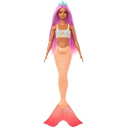 Mattel Barbie - Dreamtopia Barbie , Mermaid Doll Peach HRR02 / HRR05 194735183661