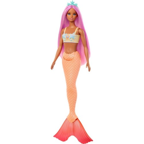 Mattel Barbie - Dreamtopia Barbie , Mermaid Doll Peach HRR02 / HRR05 194735183661
