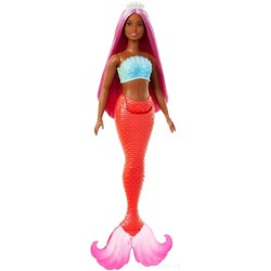 Mattel Barbie - Dreamtopia Barbie Γοργόνα Πορτοκαλί HRR02 / HRR04 194735183708