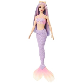 Mattel Barbie - Dreamtopia Barbie Γοργόνα Μώβ HRR02 / HRR06 194735183616