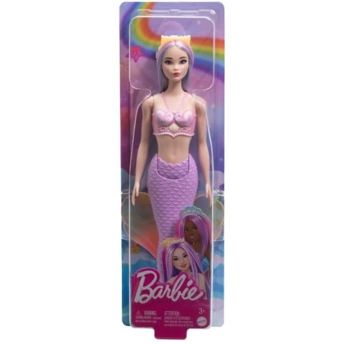 Mattel Barbie - Dreamtopia Barbie Γοργόνα Μώβ HRR02 / HRR06 194735183616